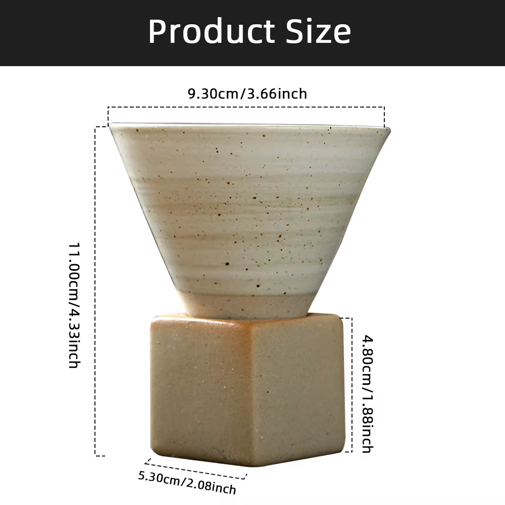 Tasse à café en céramique rétro créative de 200ML