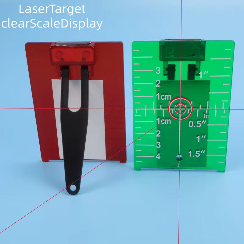 Plaque de visée pour niveau laser
