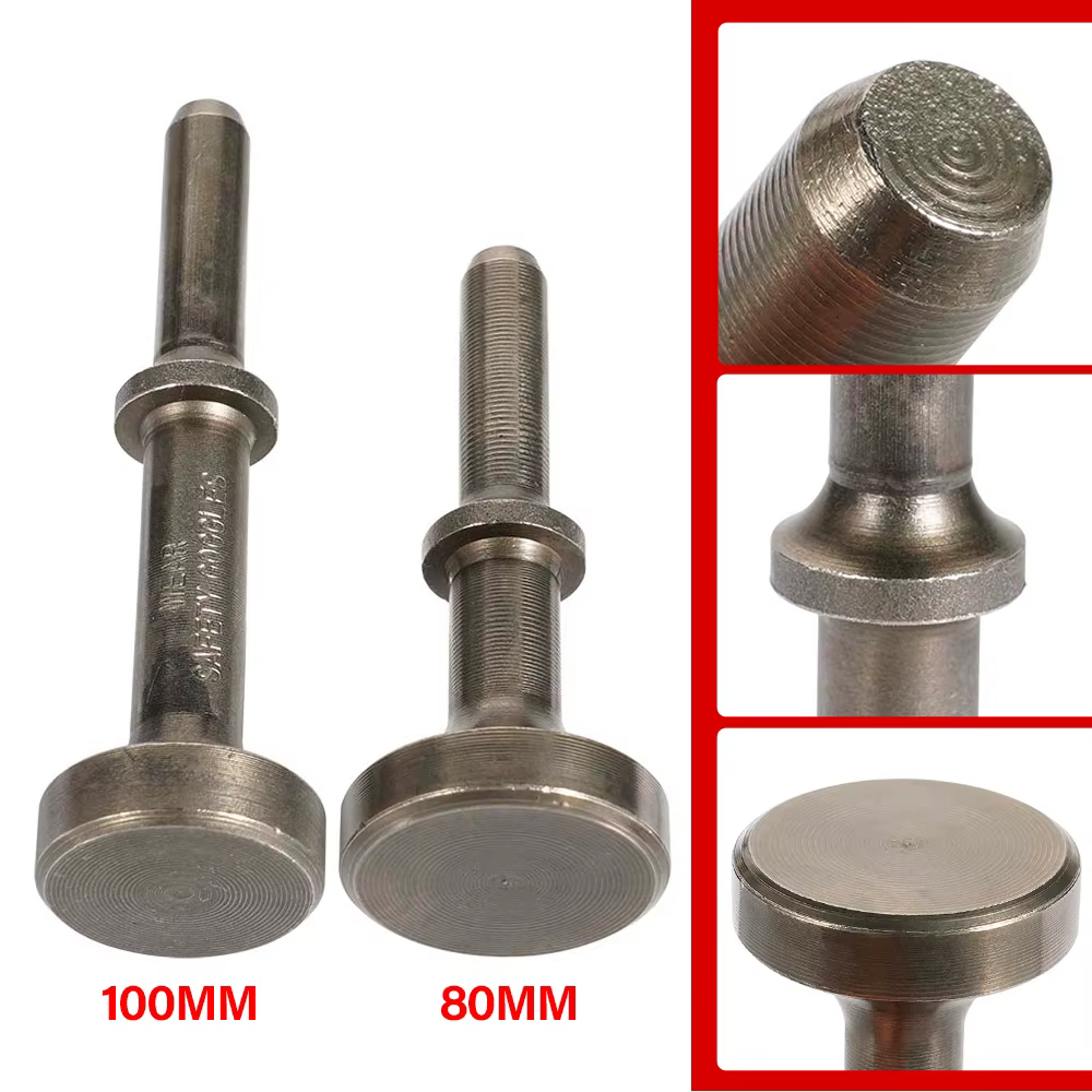 1 pièce Mèche de marteau pneumatique universelle en acier de 80 mm et 100 mm