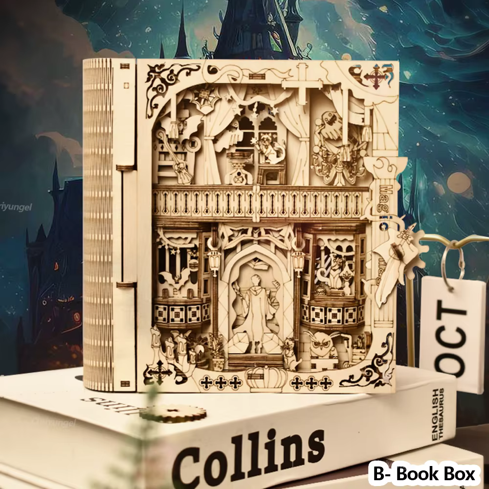 Livre des Secrets Puzzle 3D en bois