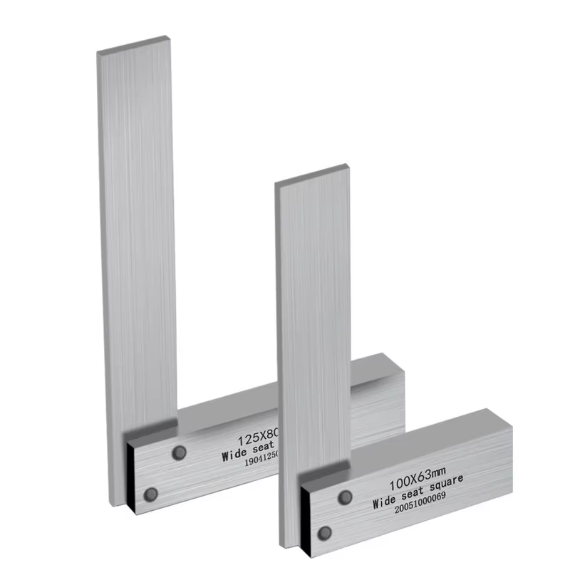 Règle d'angle en acier au carbone de haute précision en forme de L 90° ° Outil de mesure