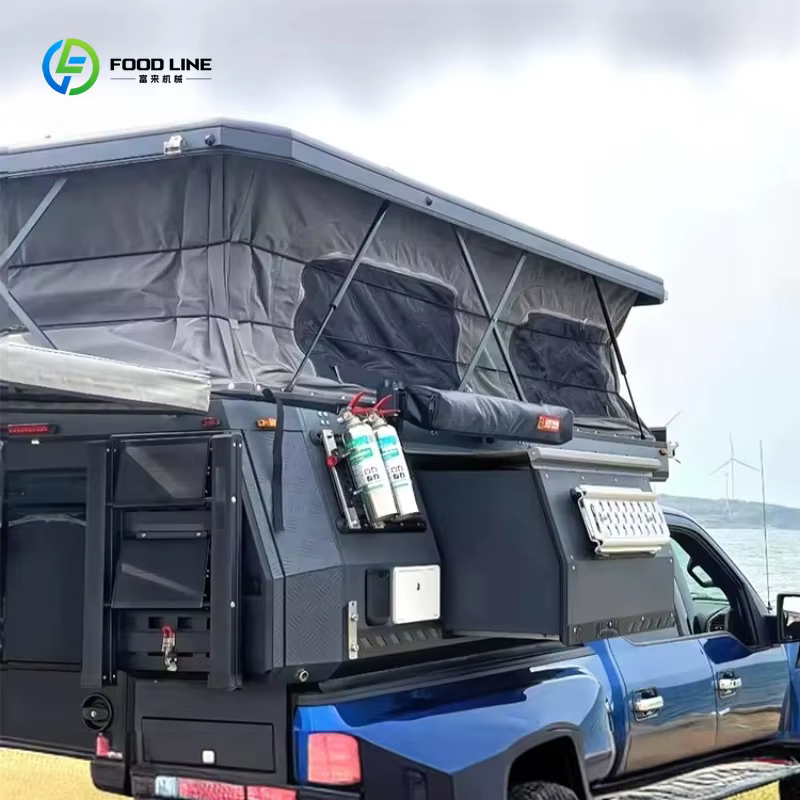 Camper de luxe sur mesure pour pick-up 4x4 tout-terrain