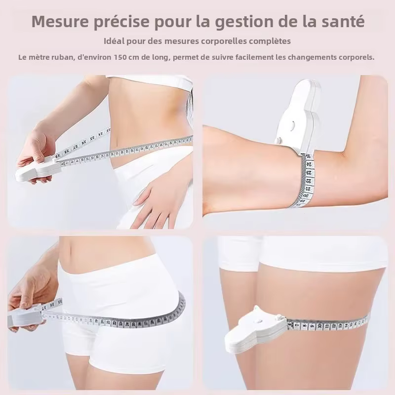 Ruban à mesurer portable en pouces