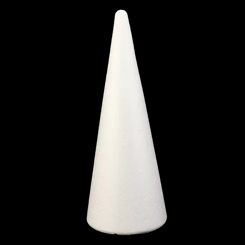 Cône plat en mousse de polystyrène