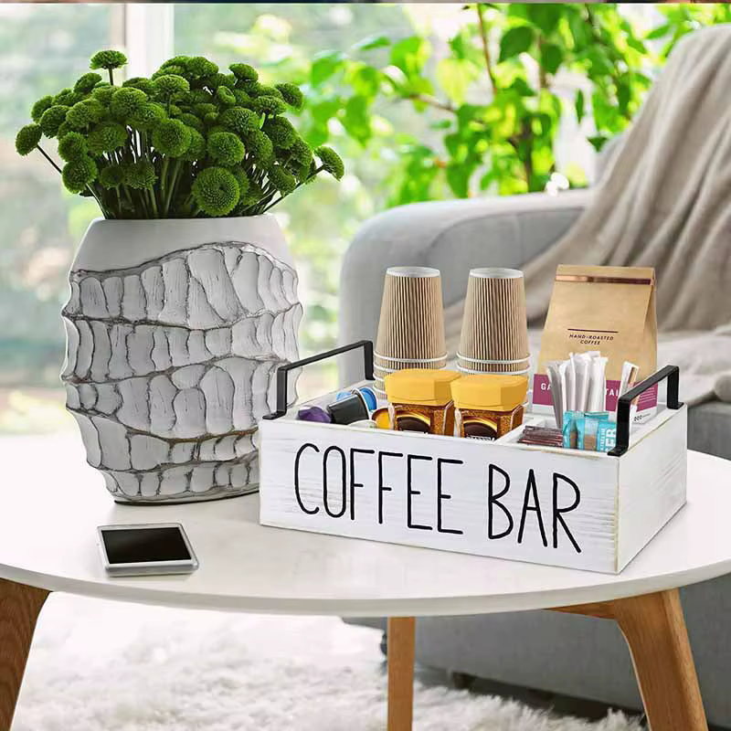 Boîte de rangement en bois