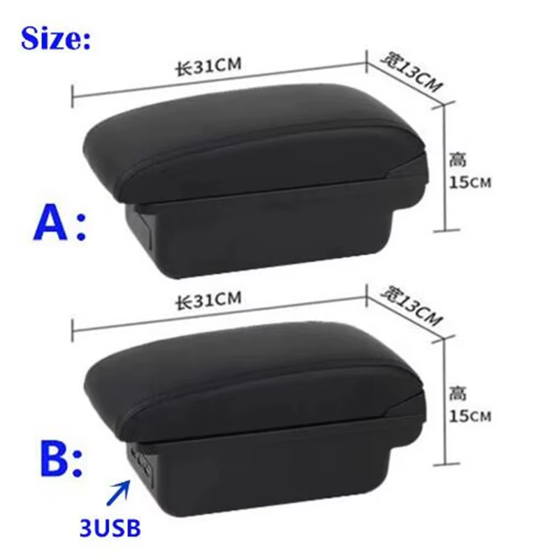 Accoudoir de voiture pour Renault Clio 4, boîte d'accoudoir pour Renault Captur Clio 3 III IV, accessoires, pièces de rangement, rénovation intérieure dédiée