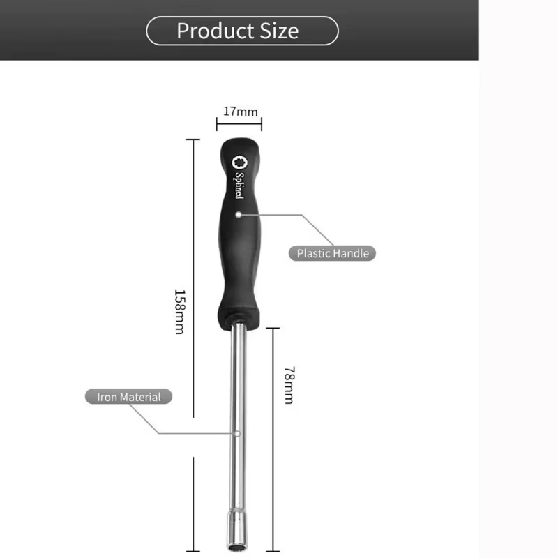 Clé spéciale de carburateur pour Husqvarna 125 135 136 137 141 142 235 236 355 435