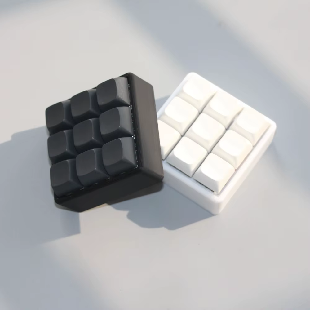 Kit d'échange à chaud 9 touches Mini clavier personnalisé bricolage variable VIA clé rvb Macro