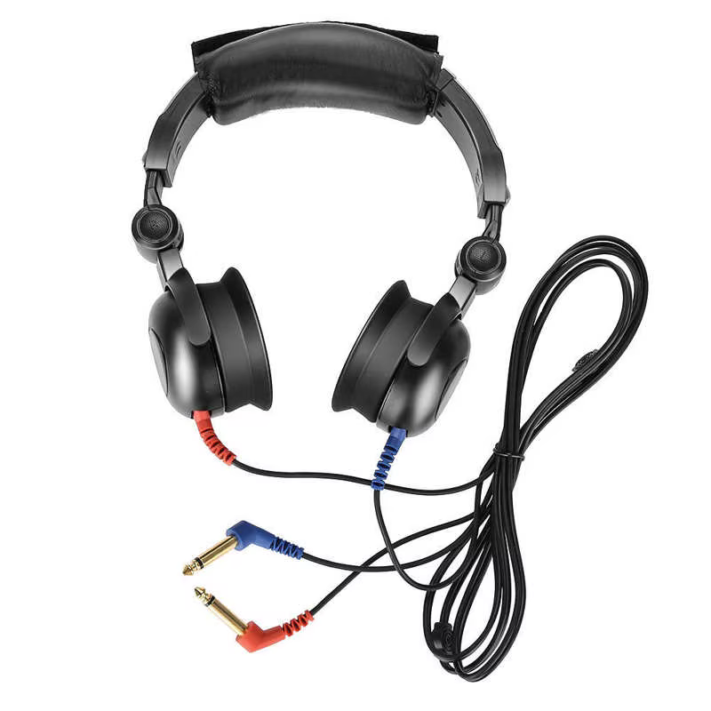 Audiomètre Audiométrique Dépistage Auditif Casque Audiomètre à Conduction Aérienne pour Test Auditif Outil de Soins des Oreilles Fournitures de Soins de Santé