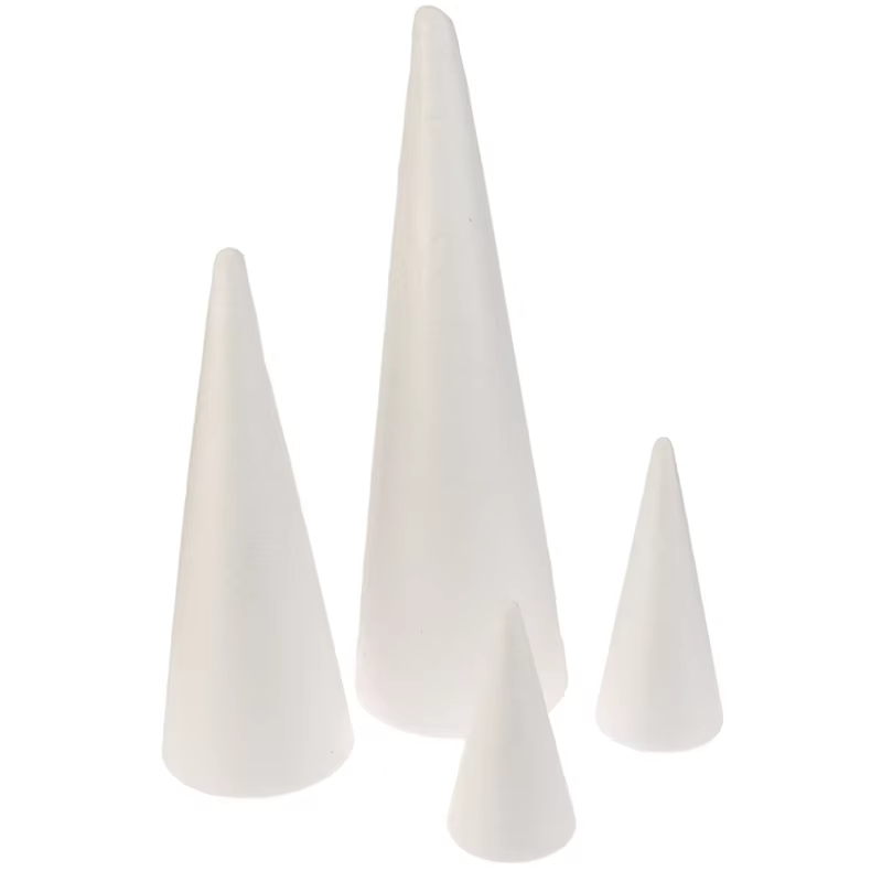 Cône plat en mousse de polystyrène