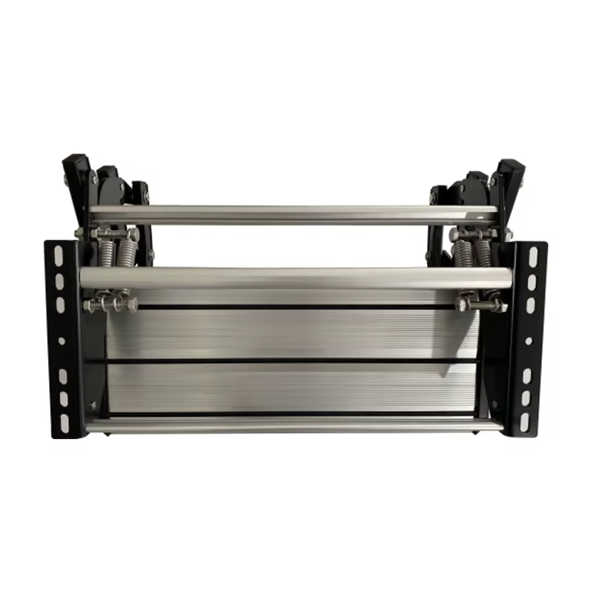 Marchepied pliant manuel à trois couches en aluminium pour caravane RV camping-car de haute qualité