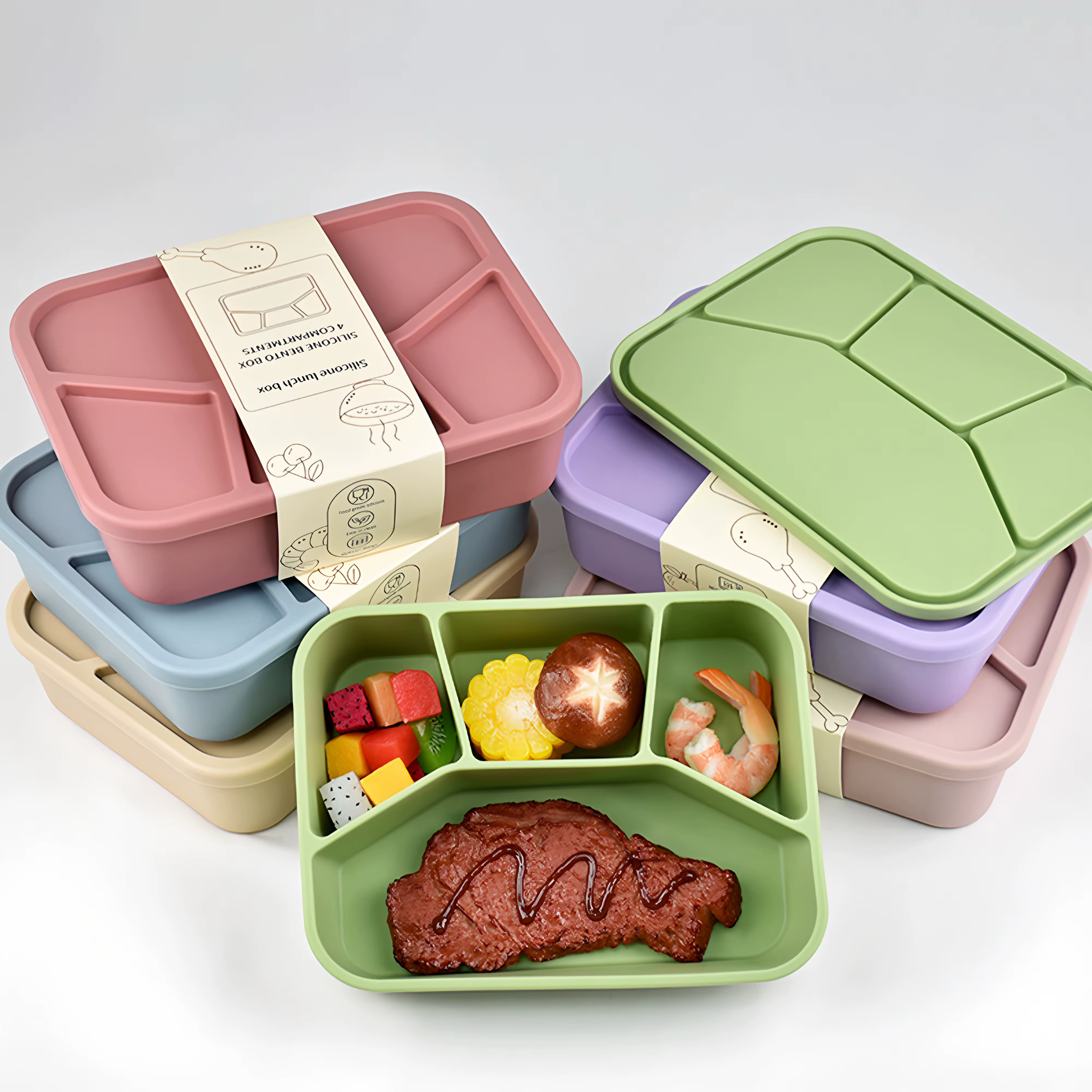 Boîte à Bento en Silicone
