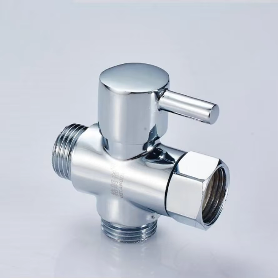 Robinet de douche en laiton 3 voies BSP 1/2' 3/4' 4/4/4 4/4/6 4/6/6