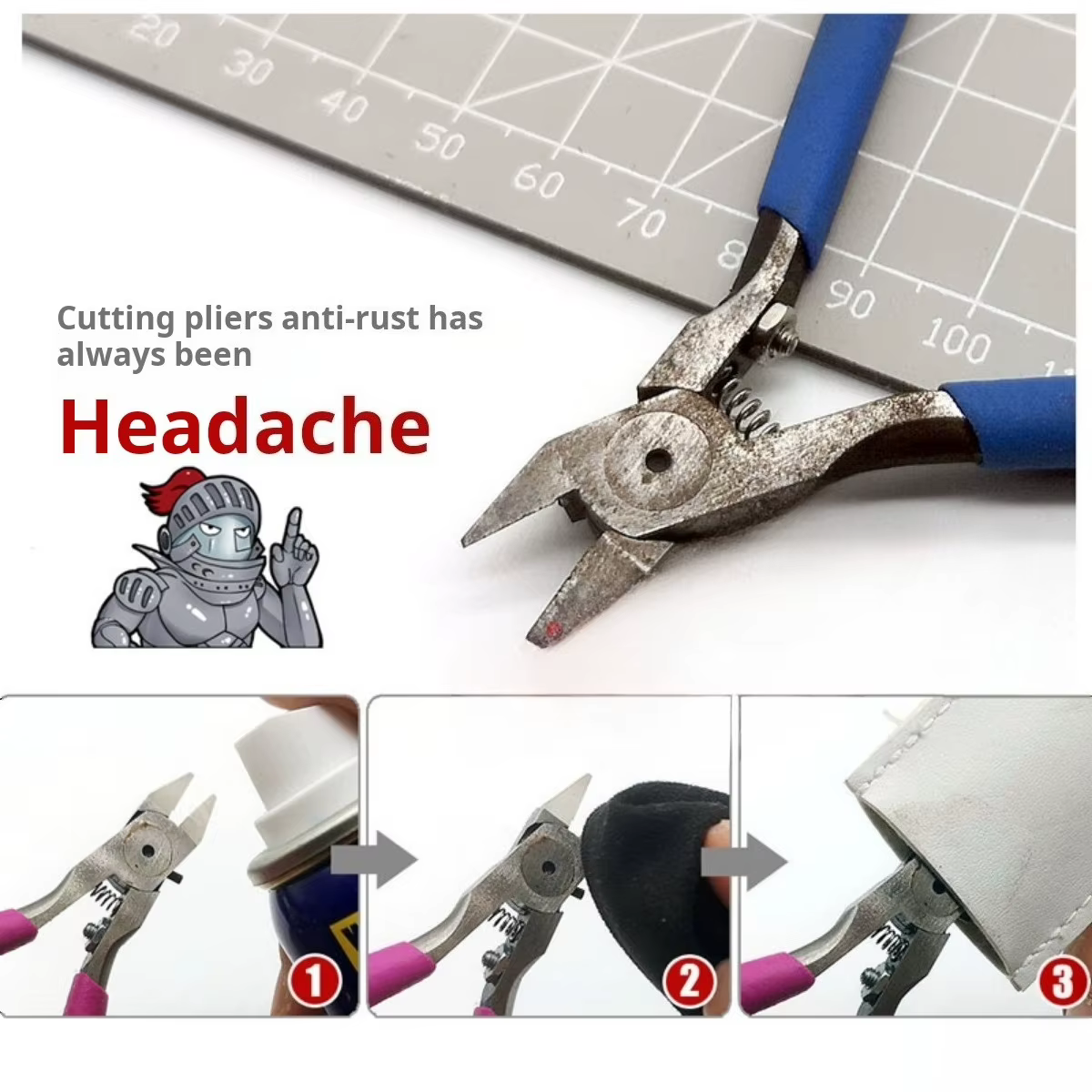 MSWZ MS080 boîte de rangement d'outils de loisir pinces métalliques antirouille pour modèle Gundam artisanat bricolage assemblage mallette d'entretien sans rouille