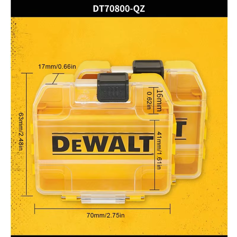DEWALT DT70800 TSTAK Petite boîte à outils – 2 mini rangements originaux