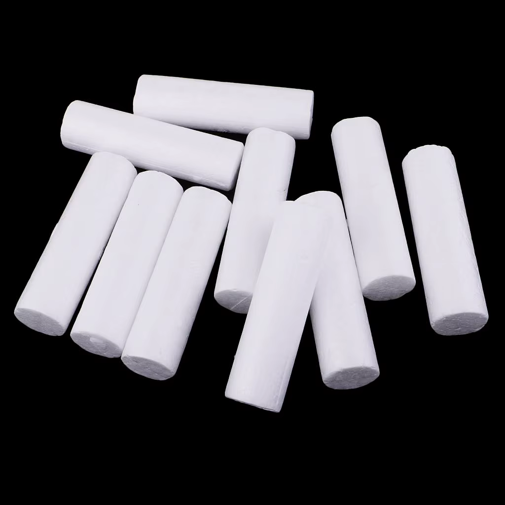 Mousse de polystyrène cylindrique 10x