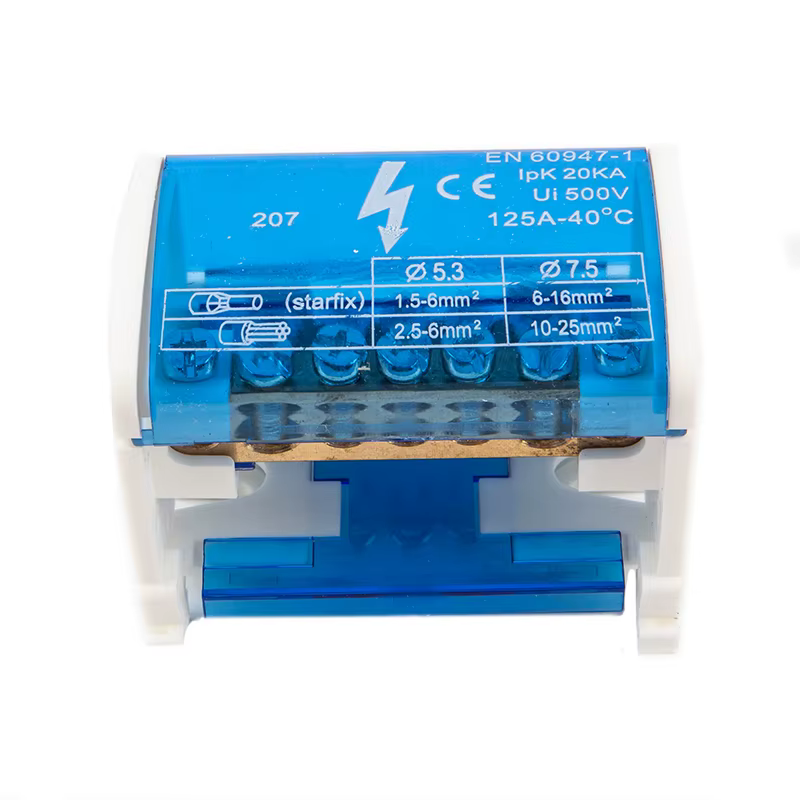 Bloc de connexion modulaire pour rail DIN WKH207