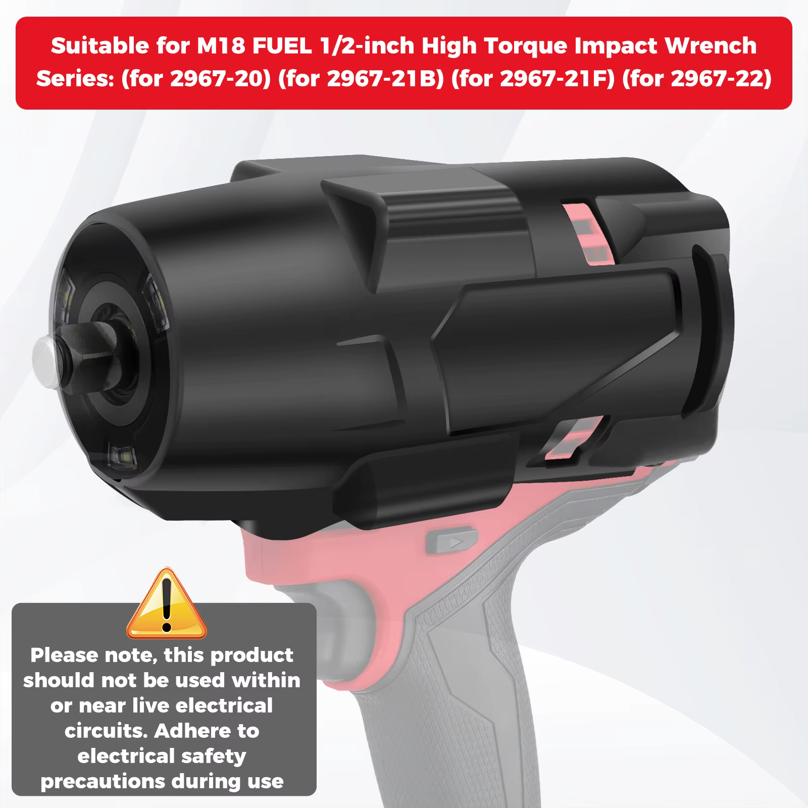 Clé à chocs à couple élevé M18 18V 1/2 pouce avec anneau de friction et protection pour 2967-20 2967-21B 2967-21F