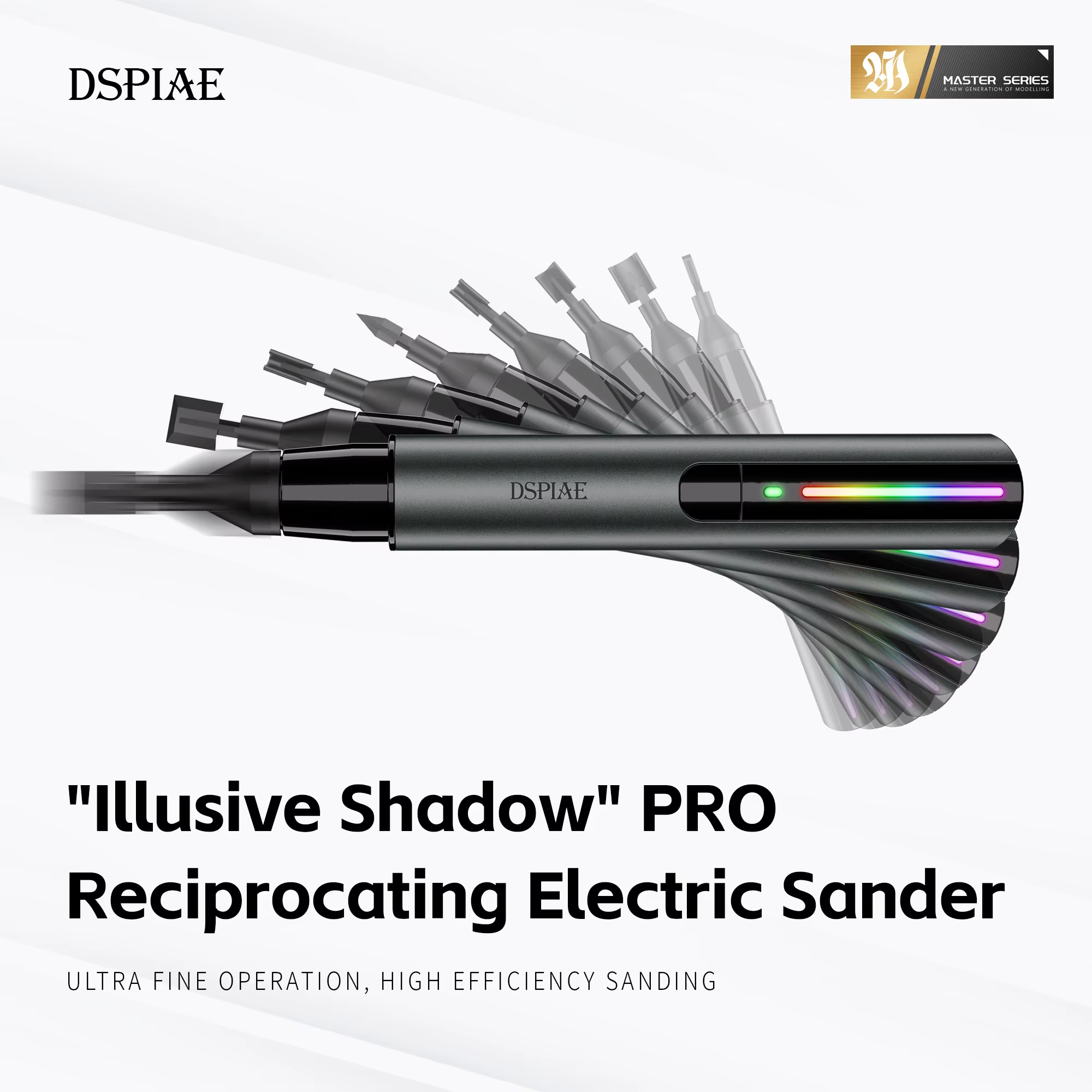 Ponceuse Électrique de Précision DSPIAE ES-A Pro 30W
