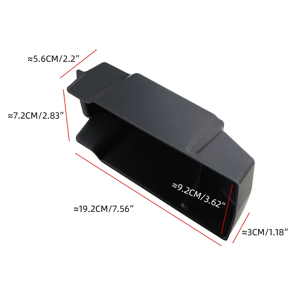 Plateau de boîte de rangement d'accoudoir pour Peugeot 2008 208 II 2019 2020 2021 2022 2023 2024