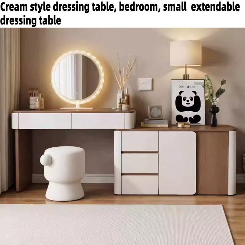 Grande coiffeuse moderne en bois pour chambre à coucher