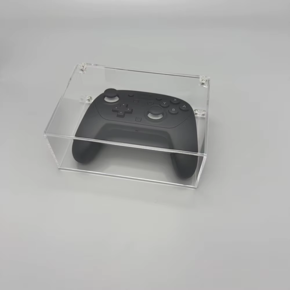 Poignée boîte de rangement pour poignée de console NS2 SWITCH2. Boîte acrylique haute transparence à couvercle magnétique Peut être empilé