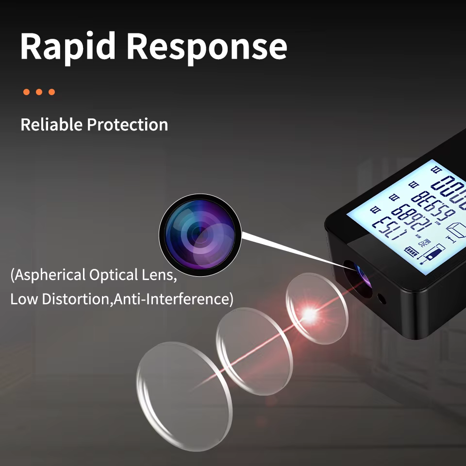 Aicevoos télémètre Laser numérique Rechargeable 50M 70M 100M 120M