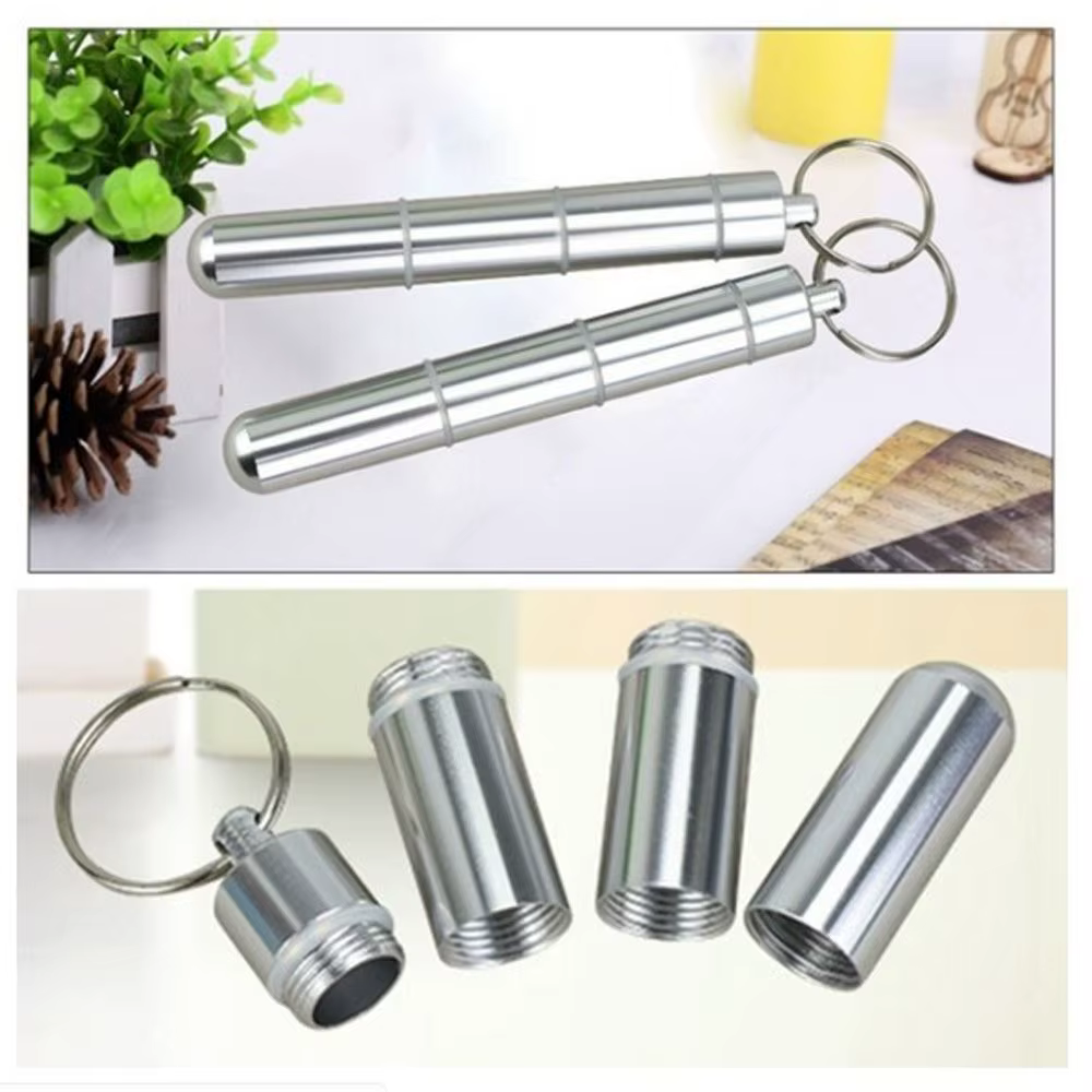 Portable 1Pc Capsule forme bouteille de pilule poche étui à pilules organisateur boîte