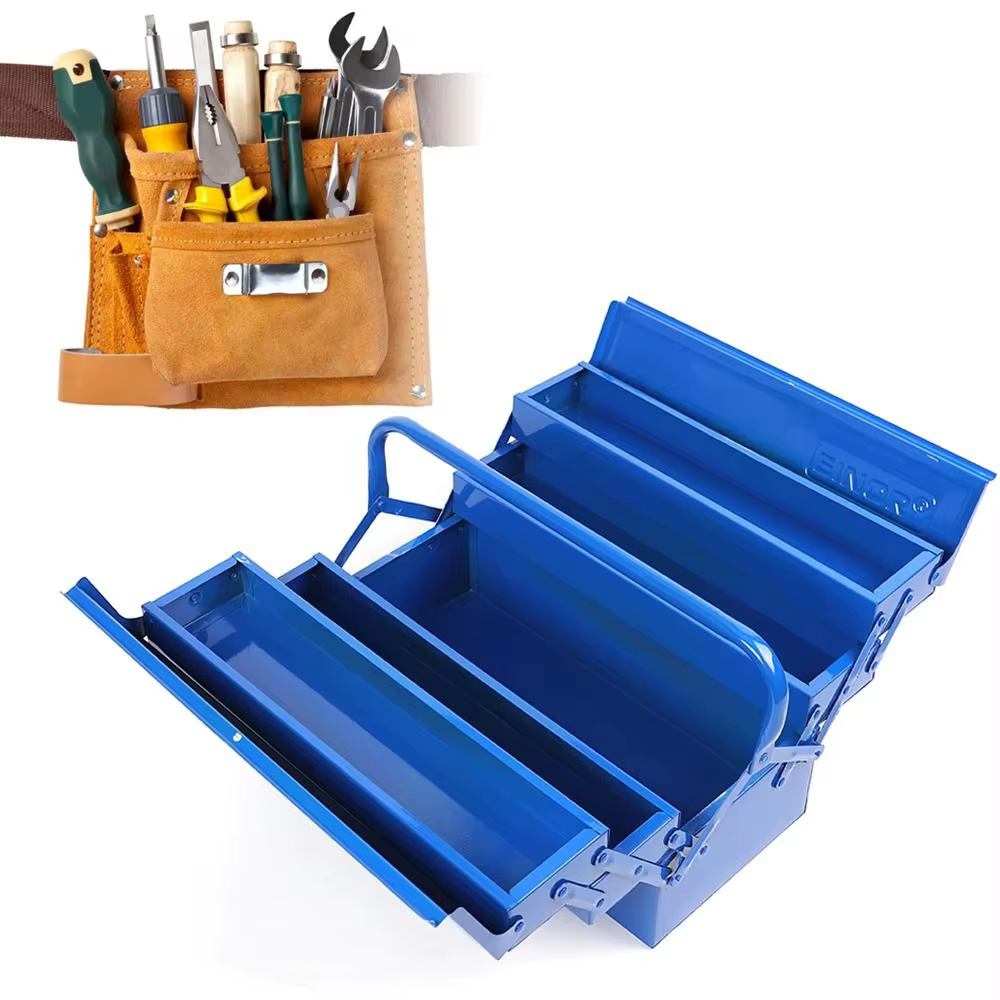 Grande boîte à outils en métal