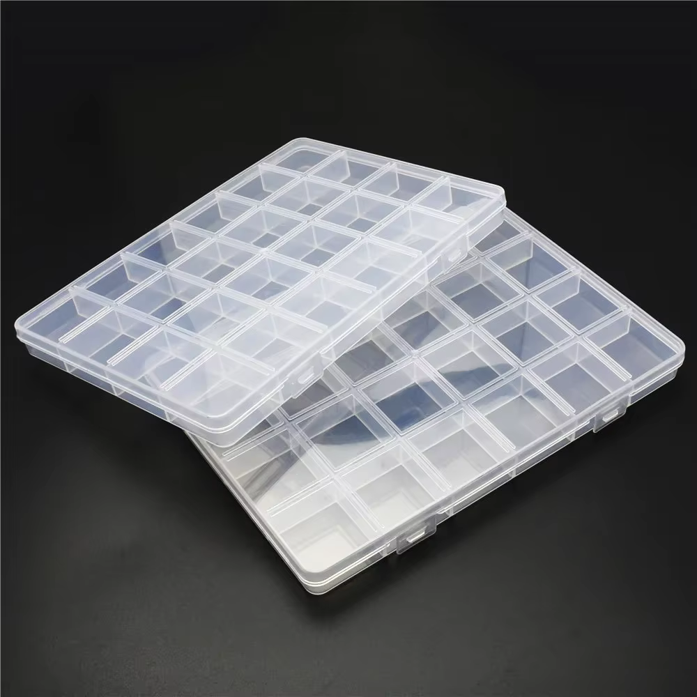 Boîte de rangement en plastique 6-32 compartiments