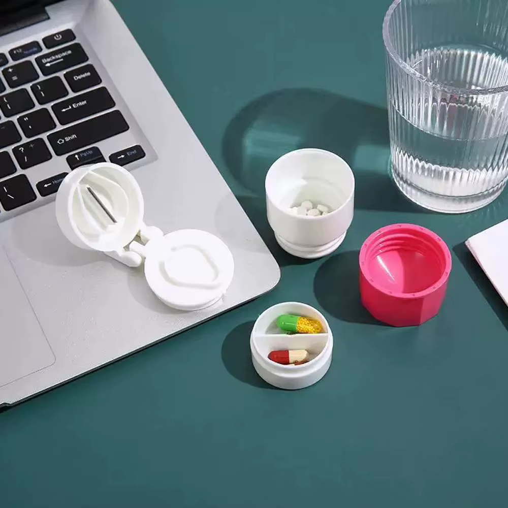 Boîte à médicaments multifonctionnelle 4 en 1 : conteneur de stockage