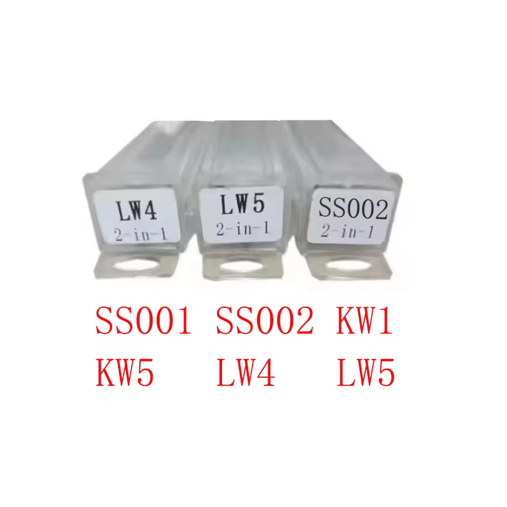 Remise Lishi 2 en 1 SS001 SS002 LW4 LW5 KW1 KW5 outils de serrurier de sélection et de décodeur pour serrures civiles de porte de maison