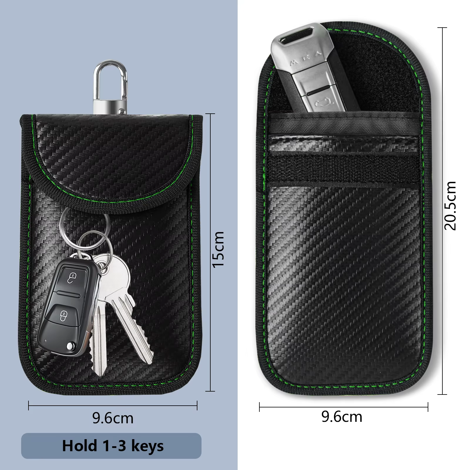 Pochette Faraday pour clés de voiture