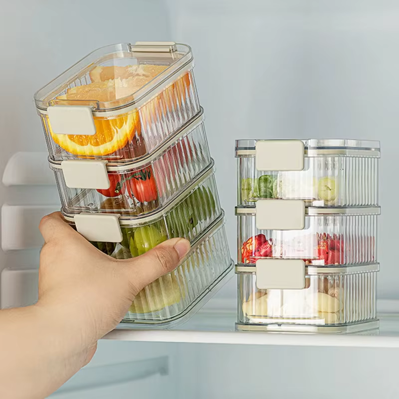 Boîtes de stockage d'épices empilables