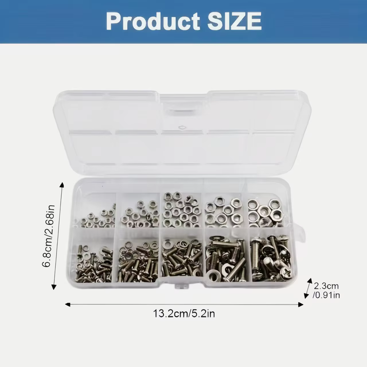 Kit d'écrous et de boulons hexagonaux - 320 pièces/120 pièces