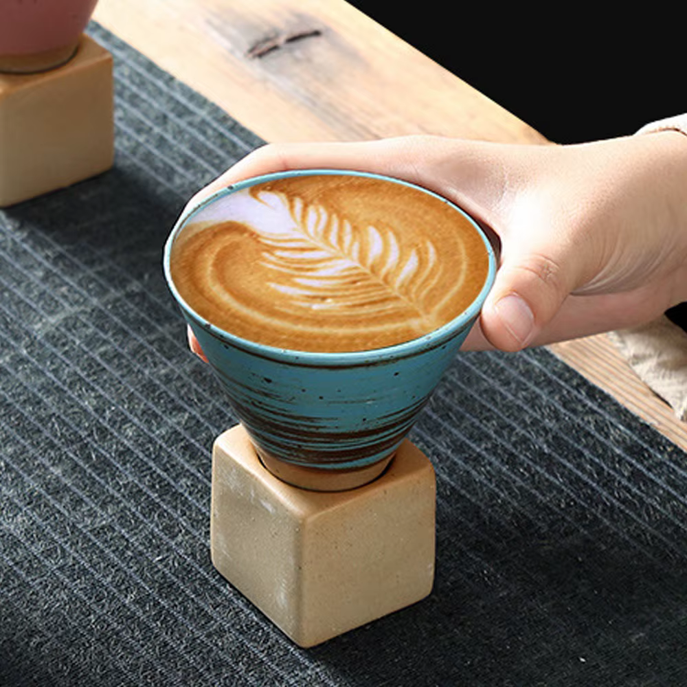 Tasse à café en céramique rétro créative de 200ML