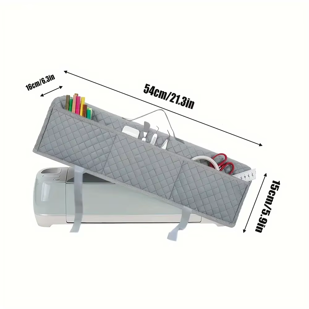 Housse de protection anti-poussière pour machine de découpe Cricut Maker Explore Air2 avec élastique large
