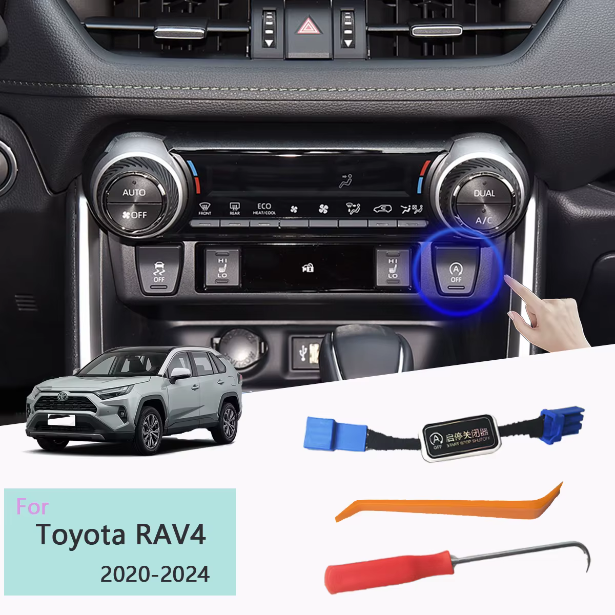 Pour Toyota RAV4 RAV 4 2020 2021 2022 2023 2024 – Éliminateur du système de démarrage/arrêt automatique du moteur – Préservateur de mémoire du démarrage/arrêt du moteur