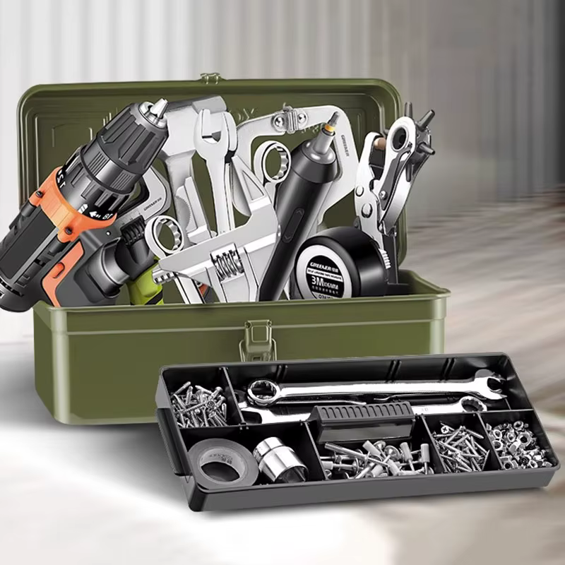 Boîte à outils de quincaillerie multifonctionnelle