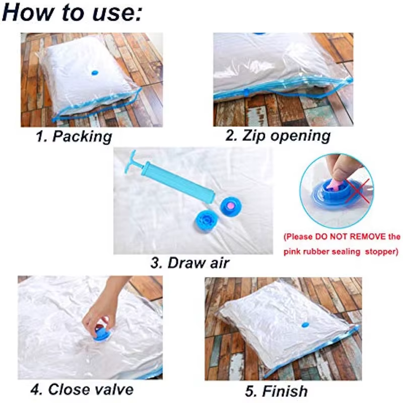 Sacs de rangement sous vide