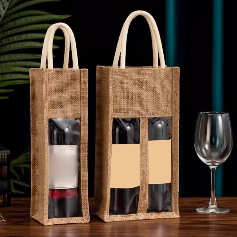 Sac à main de vin rouge