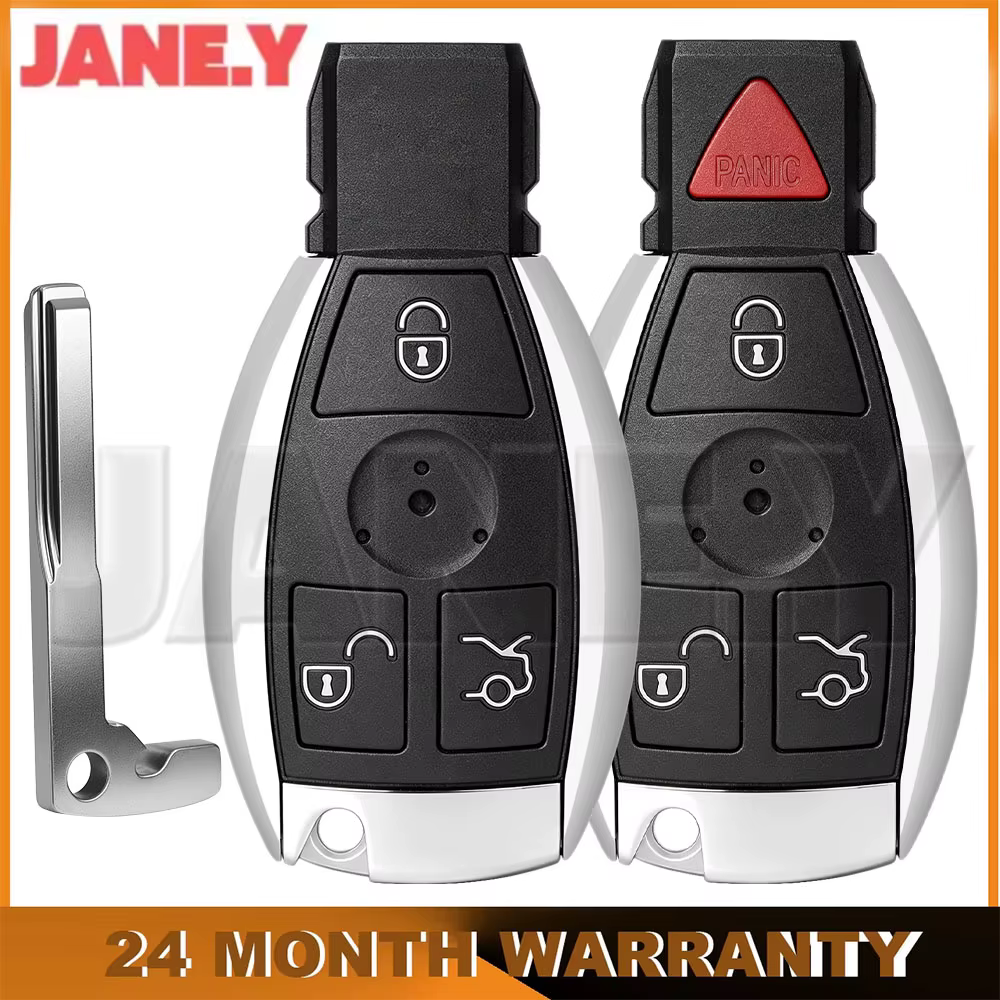 Coque de clé de voiture intelligente pour Mercedes Benz Classe A B C E G W W203 W204 W205 W210 W211 W212 W22