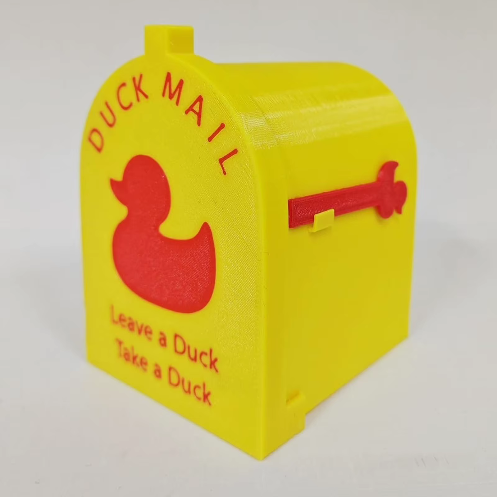 Mini boîte aux lettres canard magnétique en plastique