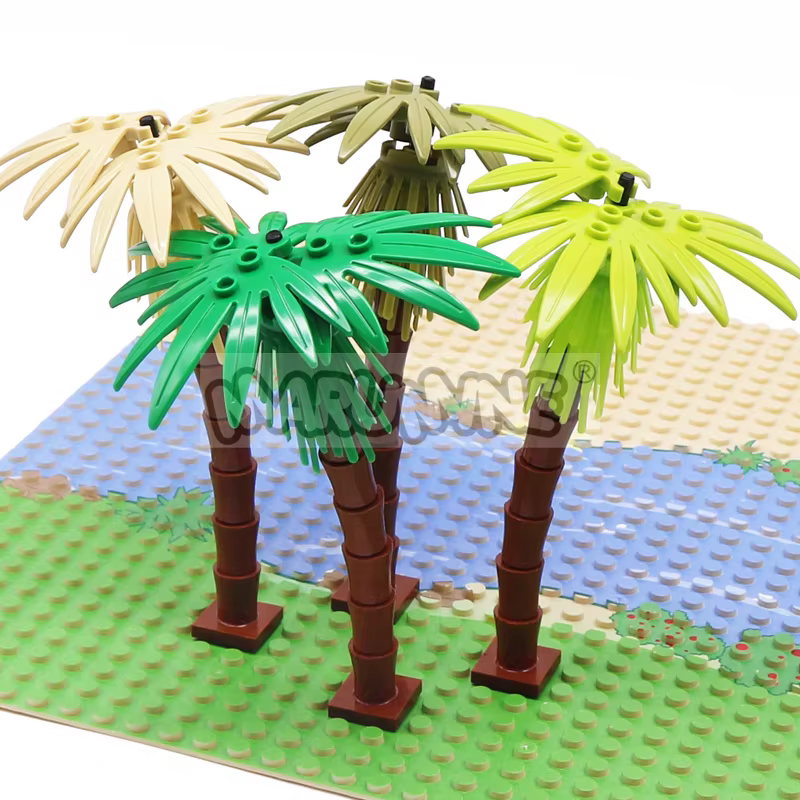 MARUMINE 4 pièces cocotier MOC ville plante blocs de construction briques jardin bonsaï forêt bricolage modèle classique Kit 30338 30239