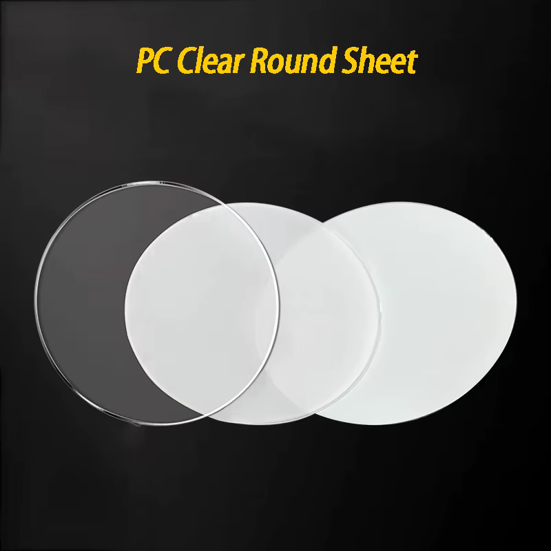 Feuille ronde transparente PC 0.5-10mm