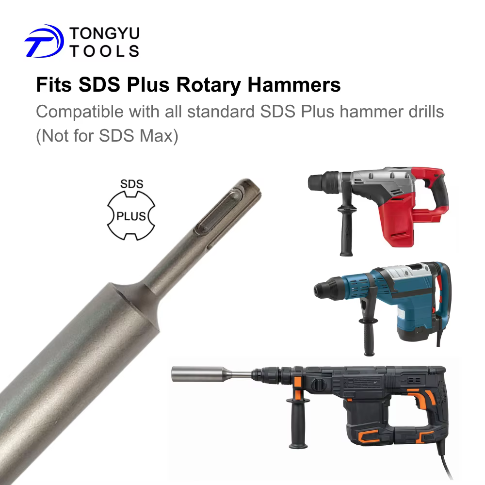 Embout de vissage SDS Plus pour tiges de terre de 1/2