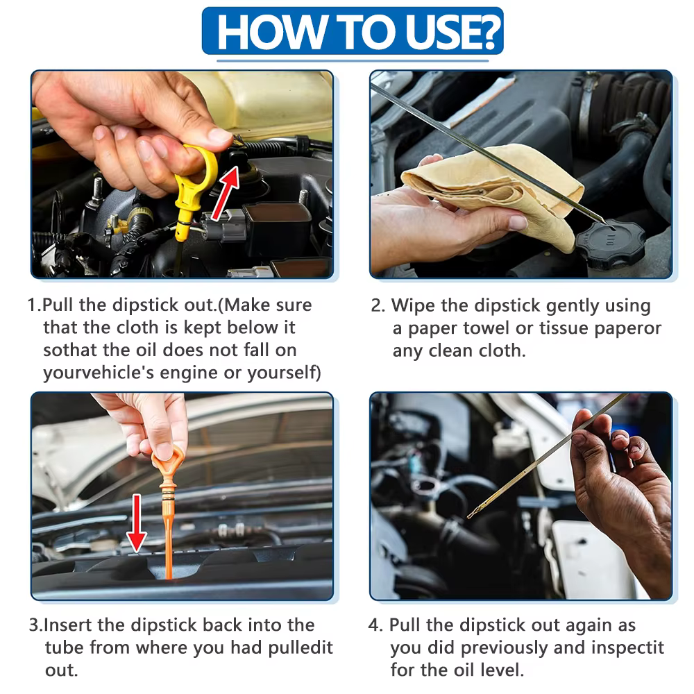 Jauge de niveau d'huile moteur de voiture