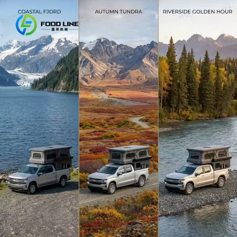 Camper robuste personnalisé pour pick-up