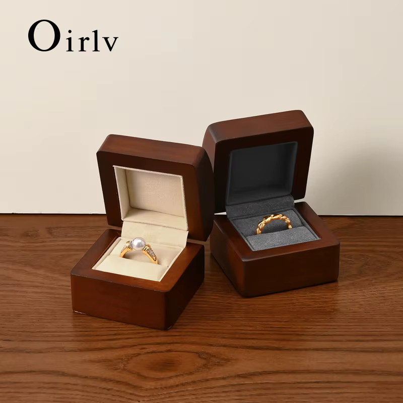 Oirlv Boîte à bijoux en bois