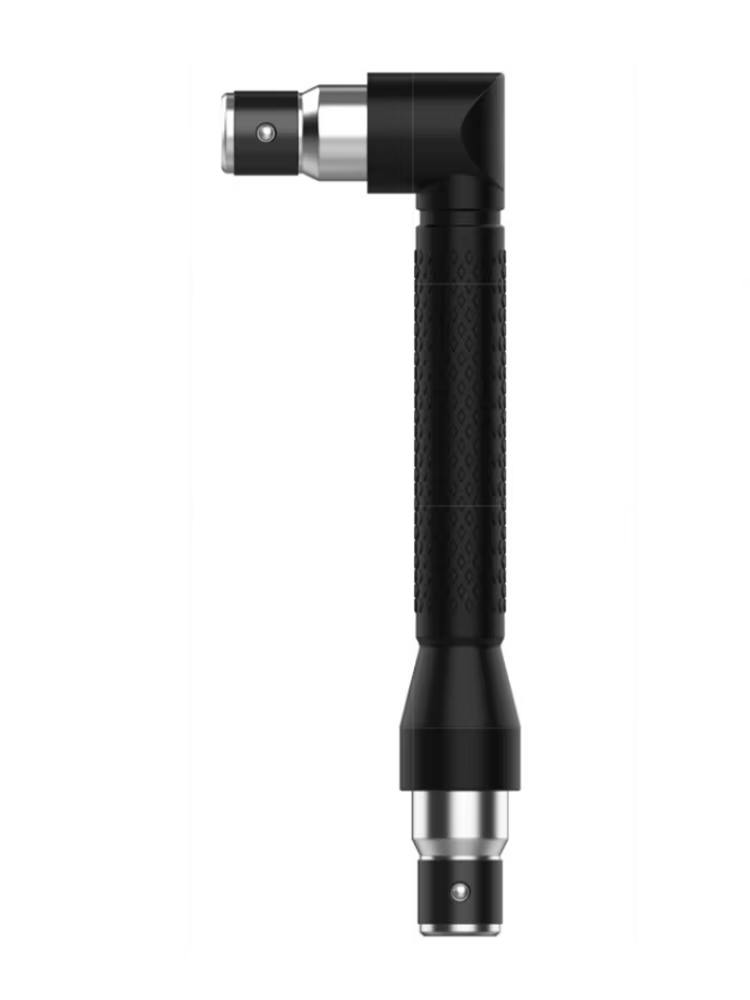 Embout de tournevis hexagonal 1/4 de type L noir 90 ° outil clé à double extrémité de 6